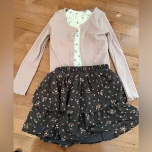 Girls Oshkosh sweater and shirt set (skirt NOT included)